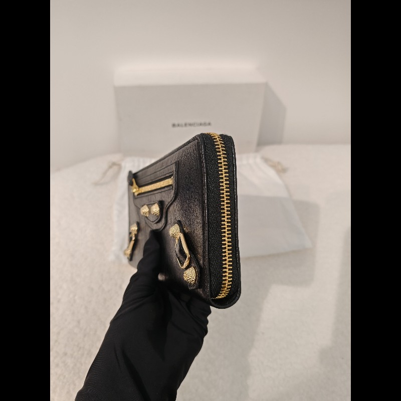 Balenciaga Long Wallet black-4