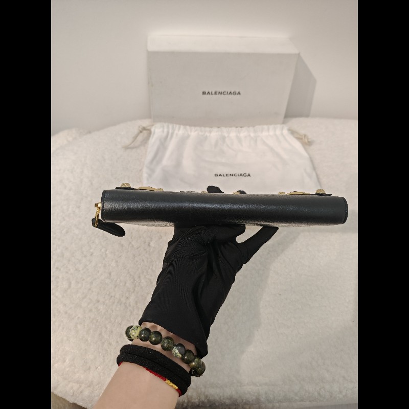 Balenciaga Long Wallet black-6