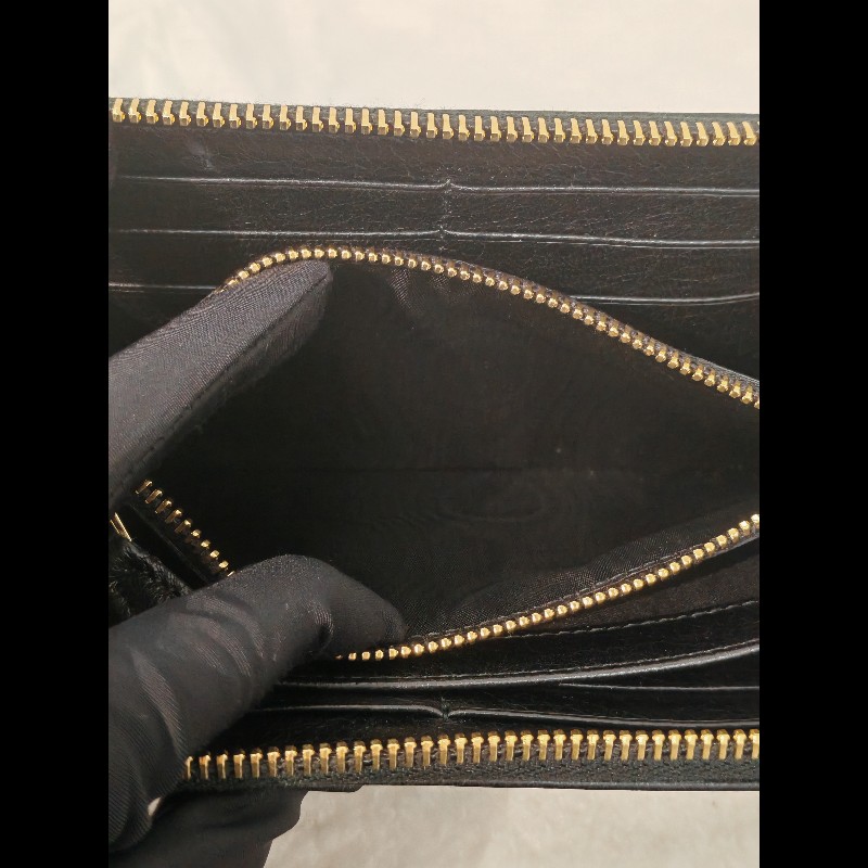 Balenciaga Long Wallet black-12