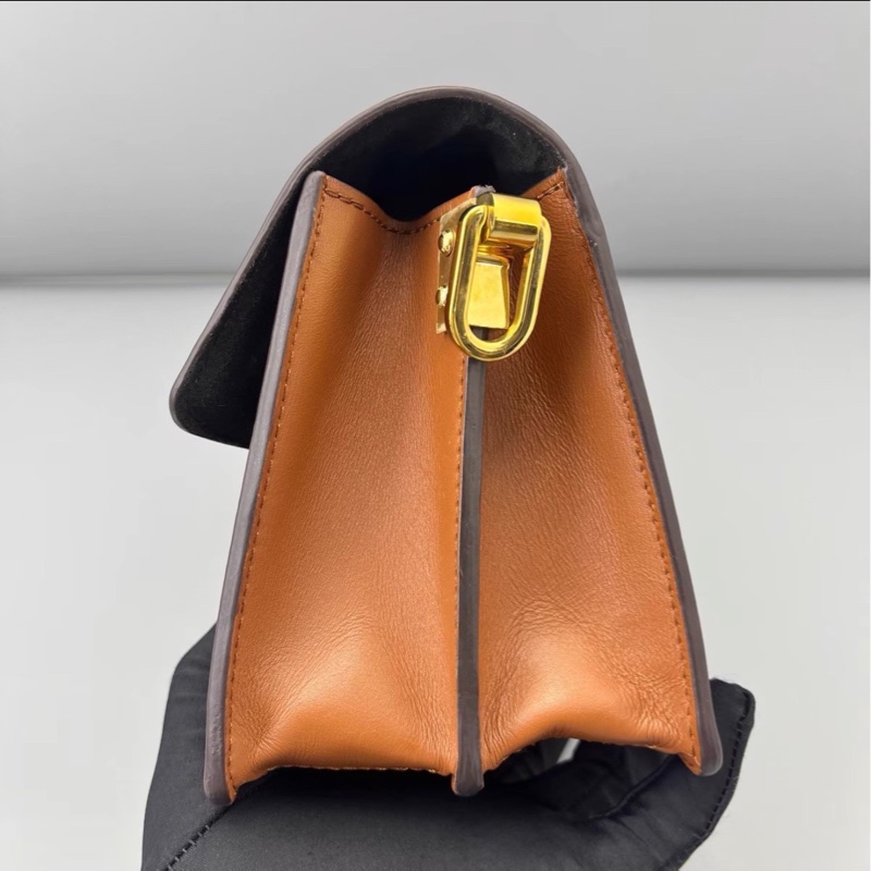 LV達芙妮小號老花拼色/20*15*10cm 🌻🌻芯片 B0043D-8