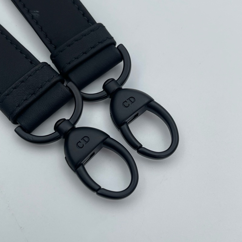 「JL精品代購」 Dior so black 磨砂全黑牛皮七格2way戴妃包-19