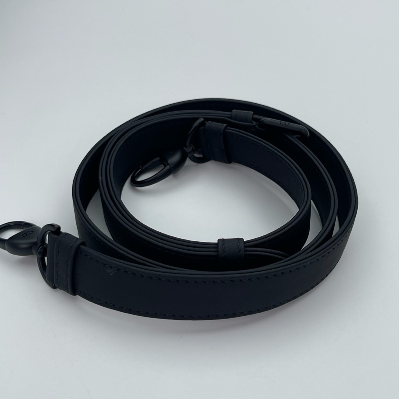 「JL精品代購」 Dior so black 磨砂全黑牛皮七格2way戴妃包-21