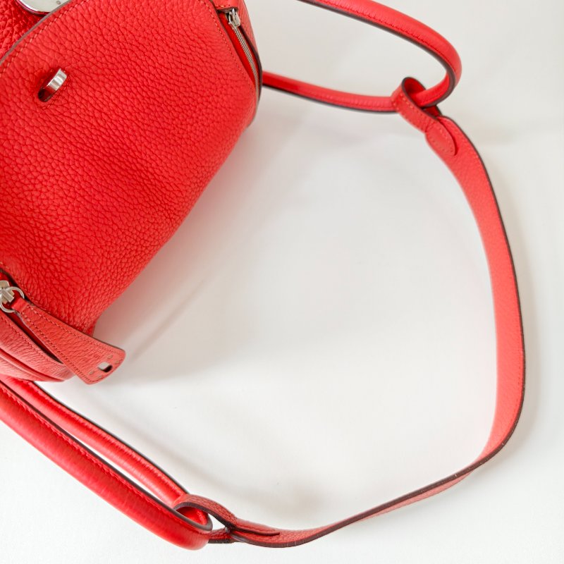 Hermès愛馬仕 lindy26 齋普爾粉 銀扣TC牛皮 尺寸:26.5*19cm-4