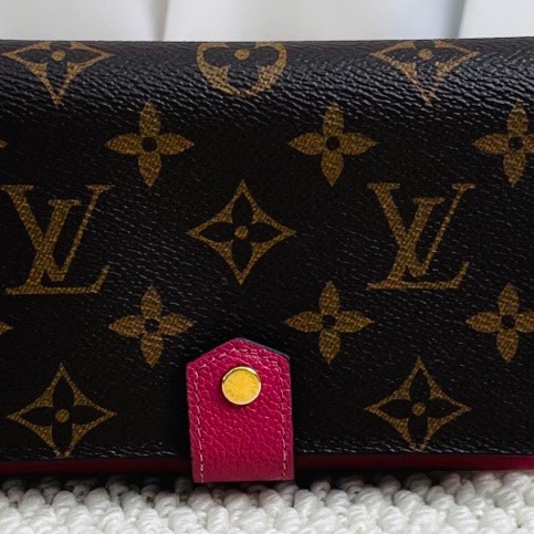 Lv路易威登 老花拼色多功能金扣短款錢包尺寸:16*10cm-4