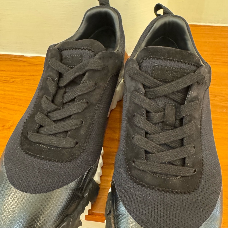 Hermes黑色白底休閒鞋45號-12