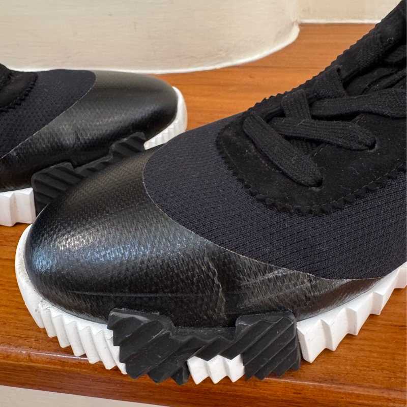 Hermes黑色白底休閒鞋45號-22