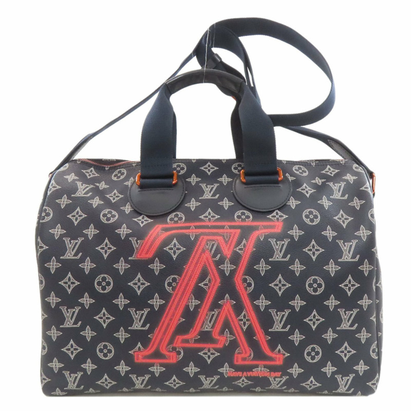 路易威登 M43697 Speedy Bandoulière 40 倒置波士頓包 Monogram Ink 男士 LOUIS VUITTON-0