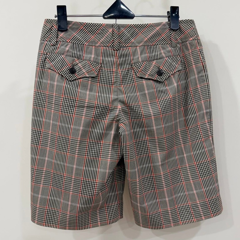 BURBERRY 藍標 格紋戰馬刺繡短褲-2