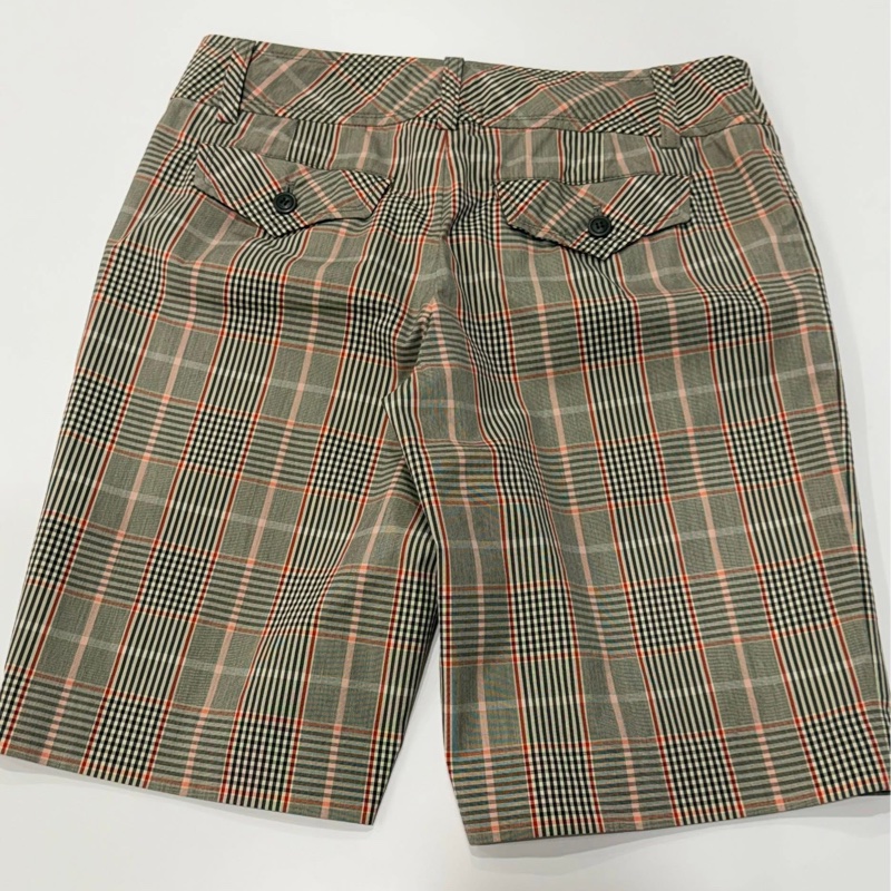 BURBERRY 藍標 格紋戰馬刺繡短褲-6