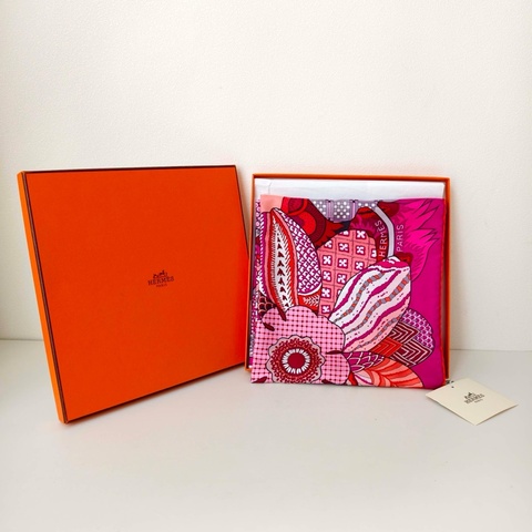 hermes 愛馬仕 絲巾88*88cm