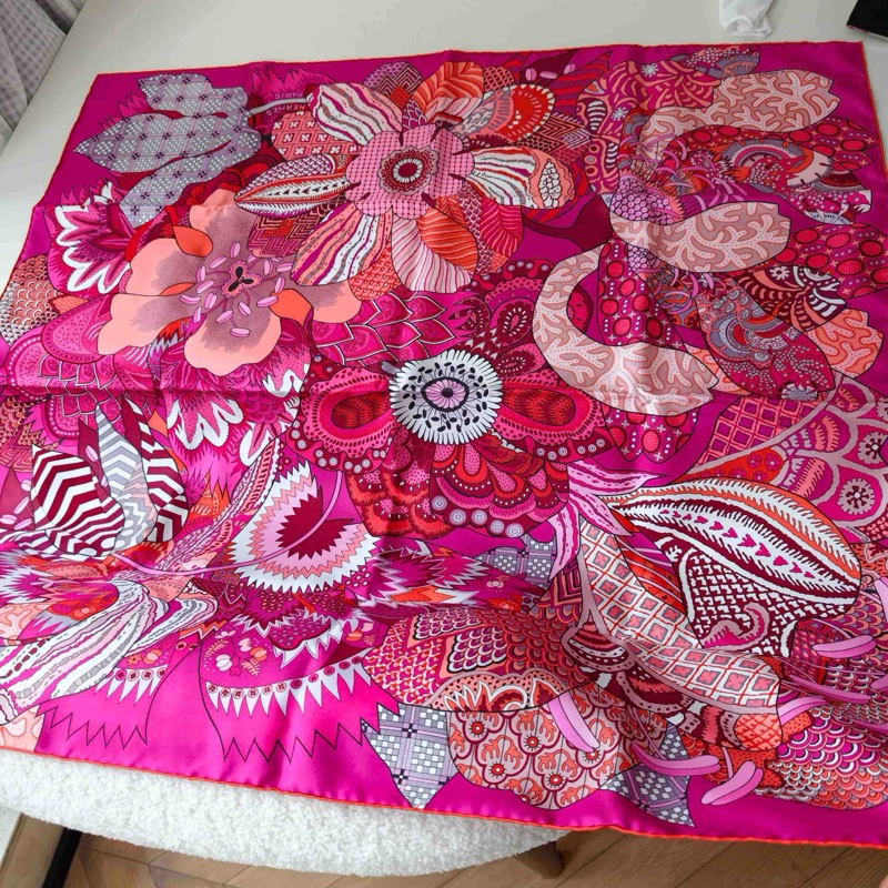 hermes 愛馬仕 絲巾88*88cm-3