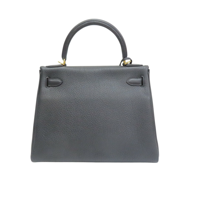 黑色 Togo牛皮 Kelly 28 凱莉包 兩用包 C刻 金扣【HERMES 愛馬仕】-1