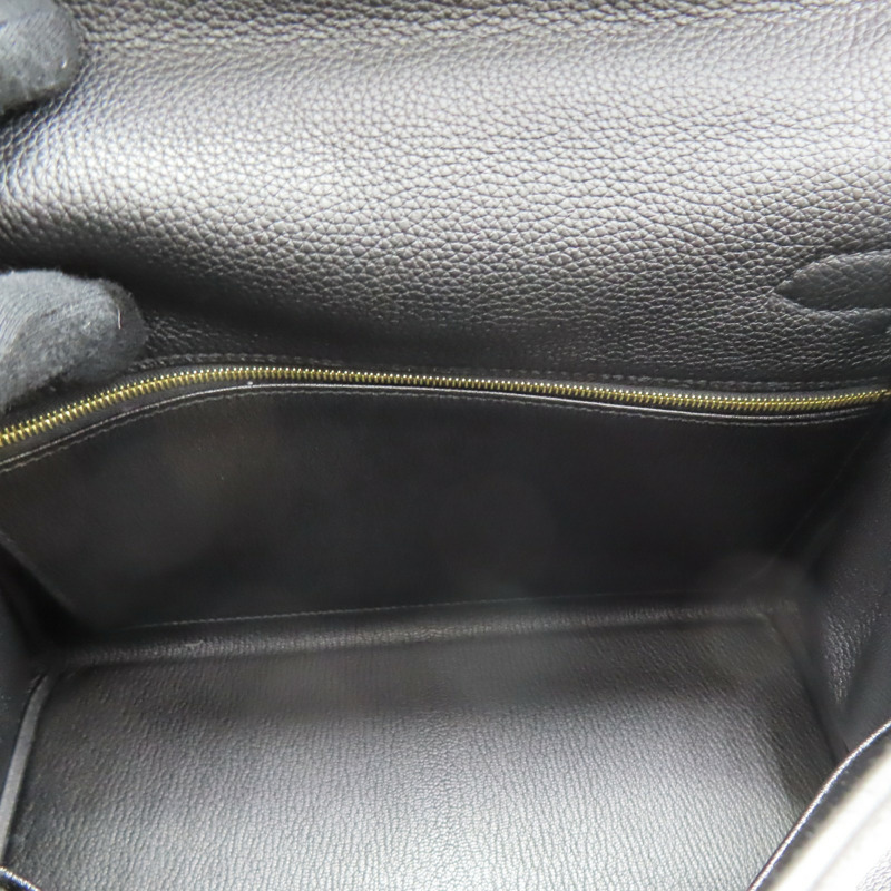 黑色 Togo牛皮 Kelly 28 凱莉包 兩用包 C刻 金扣【HERMES 愛馬仕】-4