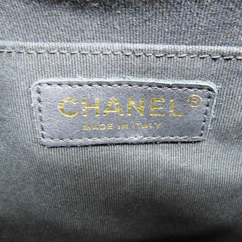 黑色 菱格紋 荔枝紋 Duma 後背包 金釦【CHANEL 香奈兒】 AS3860-5