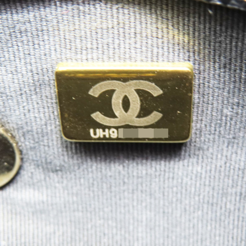 黑色 菱格紋 荔枝紋 Duma 後背包 金釦【CHANEL 香奈兒】 AS3860-6