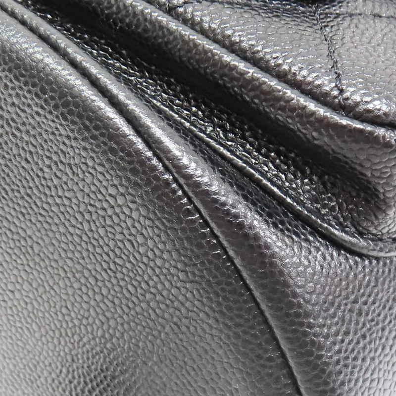 黑色 菱格紋 荔枝紋 Duma 後背包 金釦【CHANEL 香奈兒】 AS3860-9