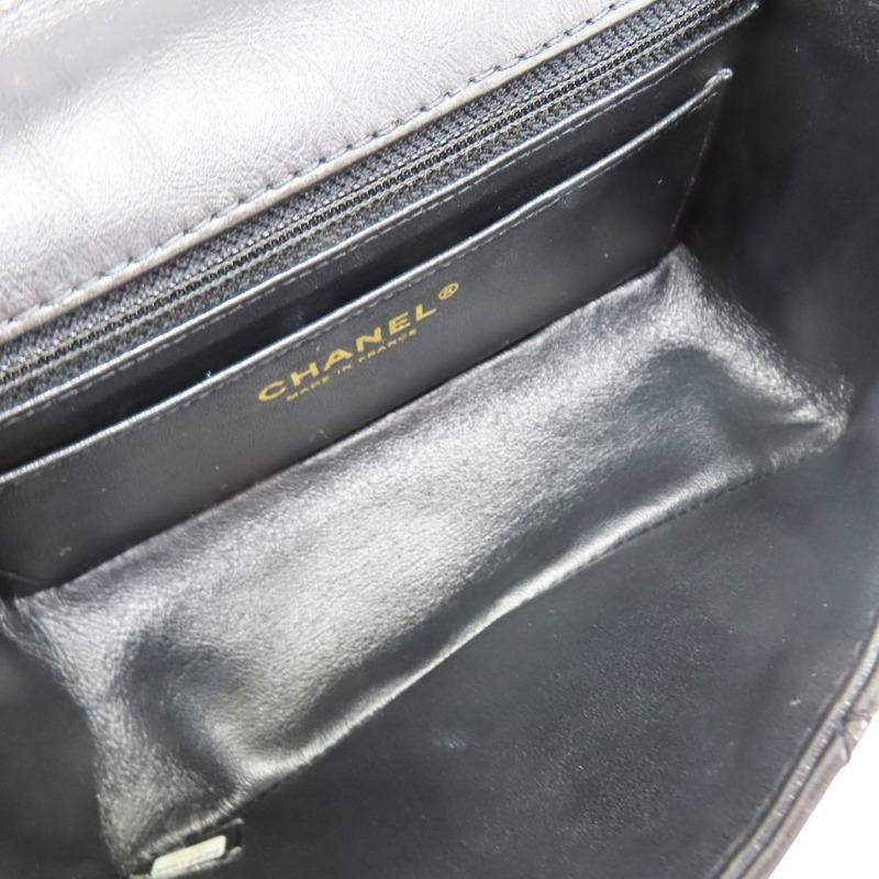 黑色 菱格紋 牛皮 2.55 鏈帶 肩背包【CHANEL 香奈兒】 AS0874-4