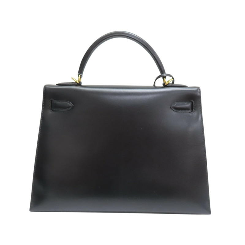 黑色 BOX牛皮 Kelly 32 凱莉包 兩用包 口E刻 金釦 口E刻 金釦【HERMES 愛馬仕】-1