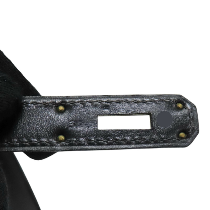 黑色 BOX牛皮 Kelly 32 凱莉包 兩用包 口E刻 金釦 口E刻 金釦【HERMES 愛馬仕】-6