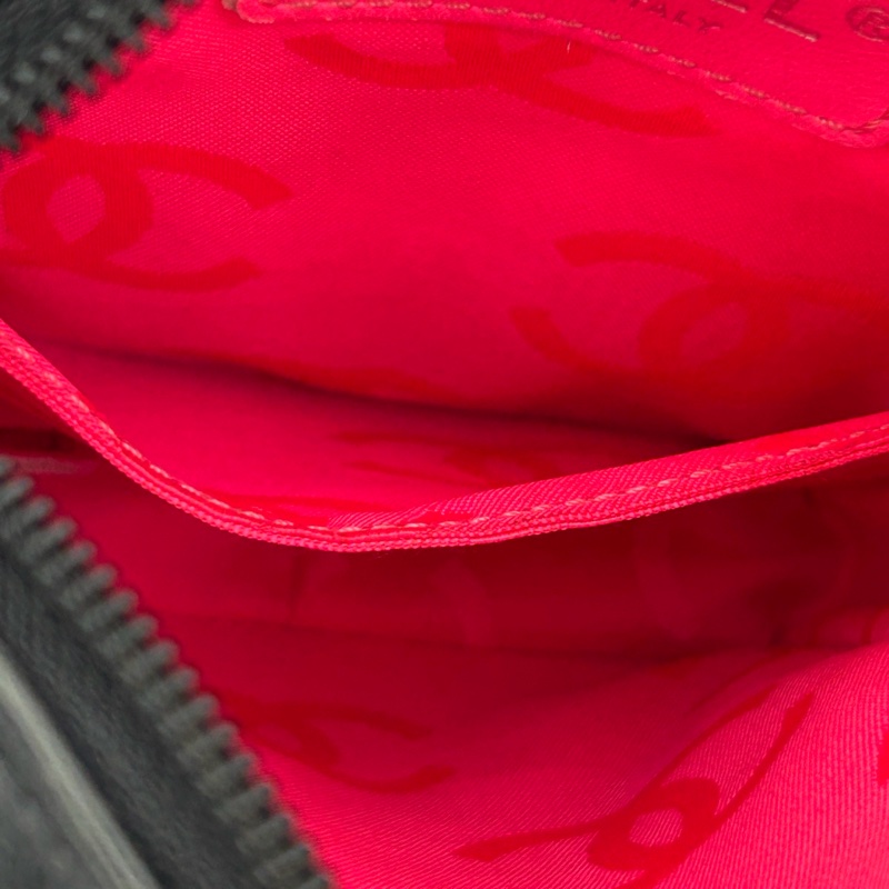 「JL精品代購」香奈兒黑白康鵬單肩斜挎相機包-11