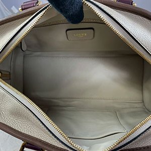 ＊奢華大道國際精品＊【LW226】LOEWE酒紅色/淺咖啡色/灰白色 NAPA小牛皮 AMAZONA手提包 28CM-6