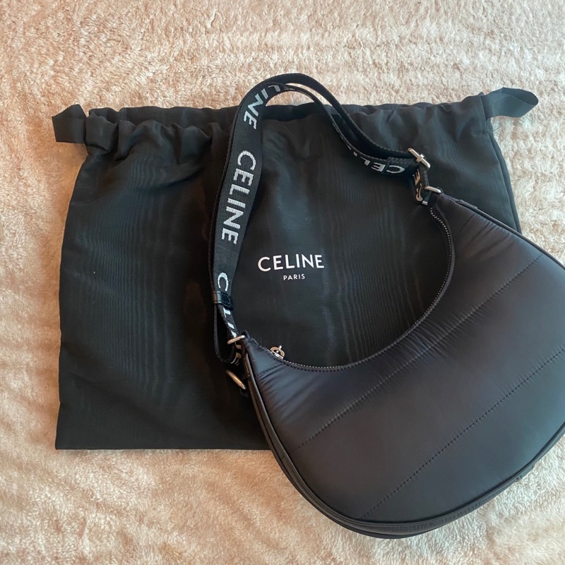CELINE Ava Medium 黑色肩背包-7