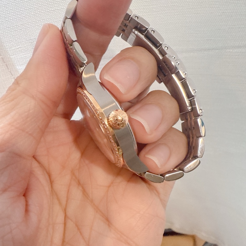 浪琴 Longines 開創者18k金原鑲鑽錶 天文台認證自動機械錶-6