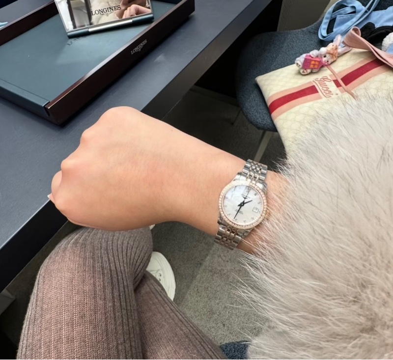 浪琴 Longines 開創者18k金原鑲鑽錶 天文台認證自動機械錶-9