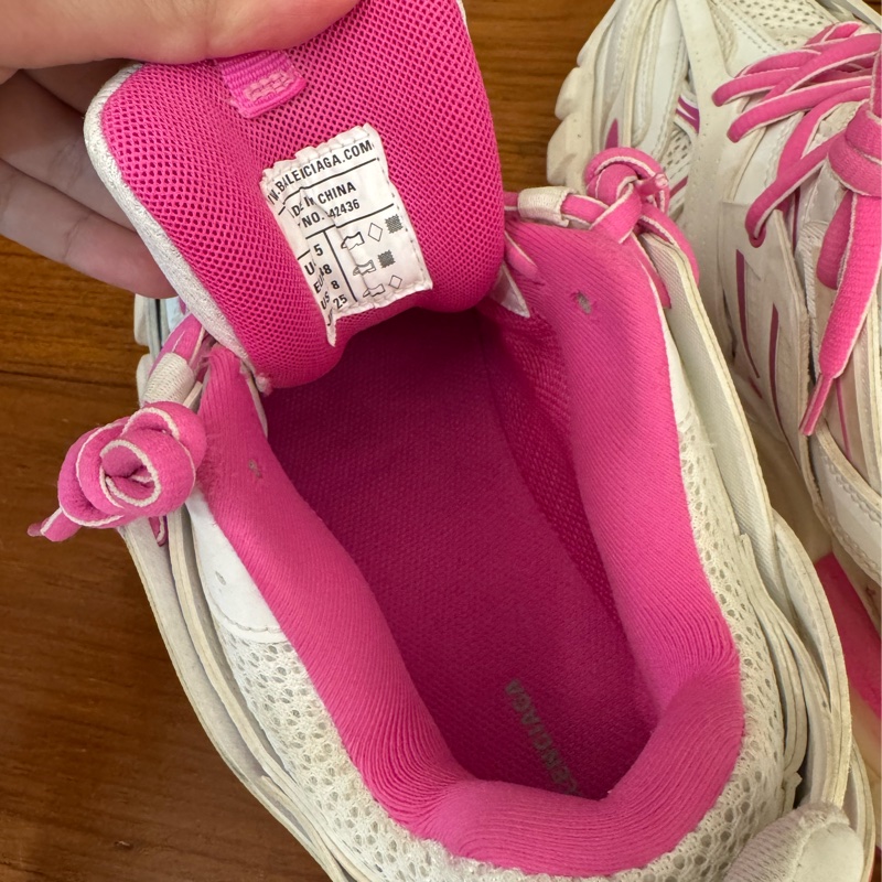 Balenciaga 粉白色老爹鞋38號-6