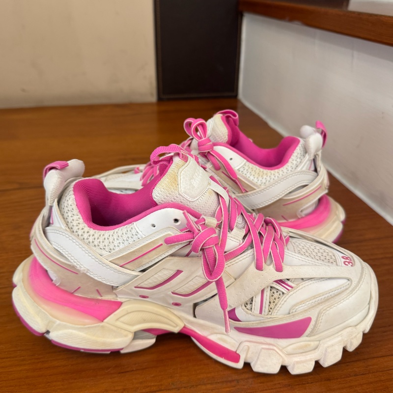Balenciaga 粉白色老爹鞋38號-8
