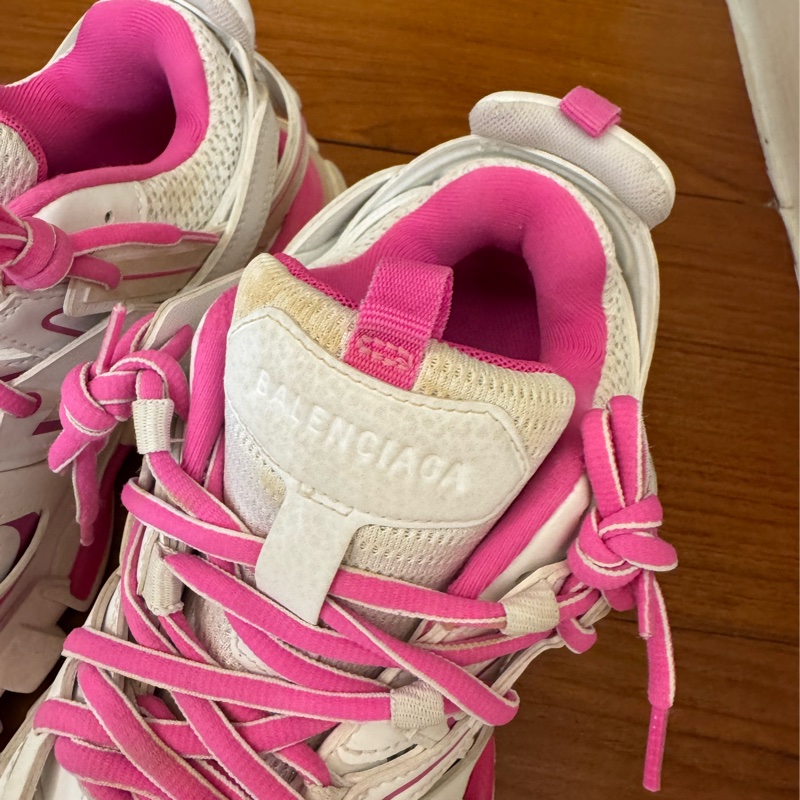 Balenciaga 粉白色老爹鞋38號-10