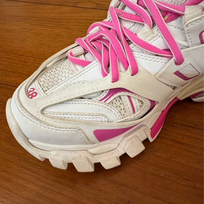 Balenciaga 粉白色老爹鞋38號-14