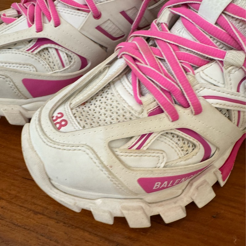 Balenciaga 粉白色老爹鞋38號-15