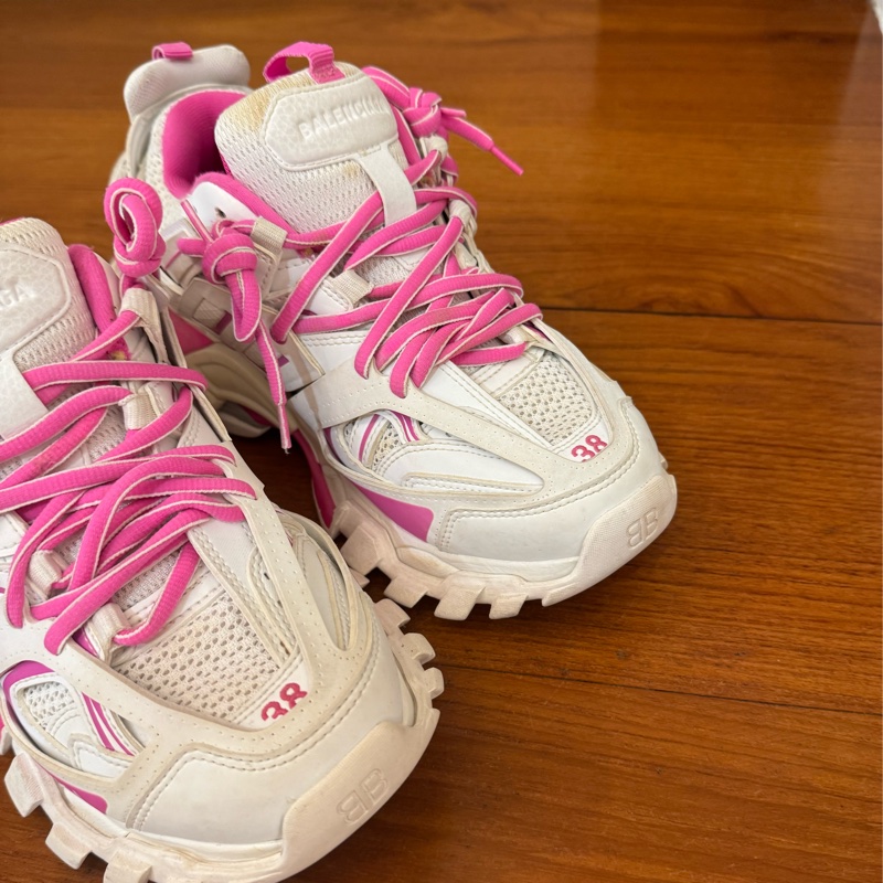 Balenciaga 粉白色老爹鞋38號-16