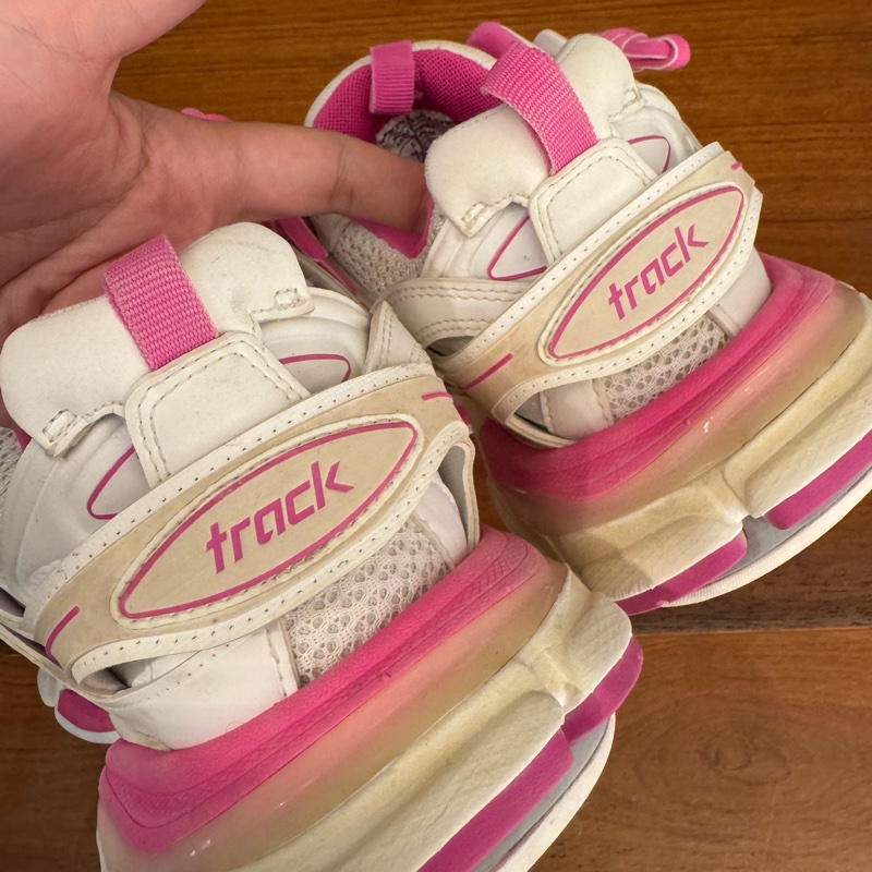 Balenciaga 粉白色老爹鞋38號-25