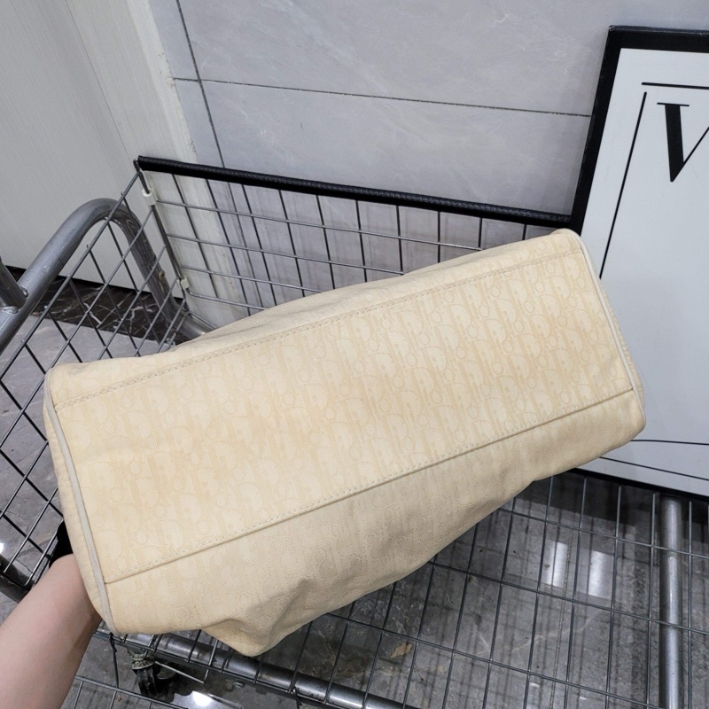 【97新 ✨ 全網最低價!】Dior/迪奥 老花 Tote 托特包 白色千金老錢風(下單前先詢問庫存❗️)-5