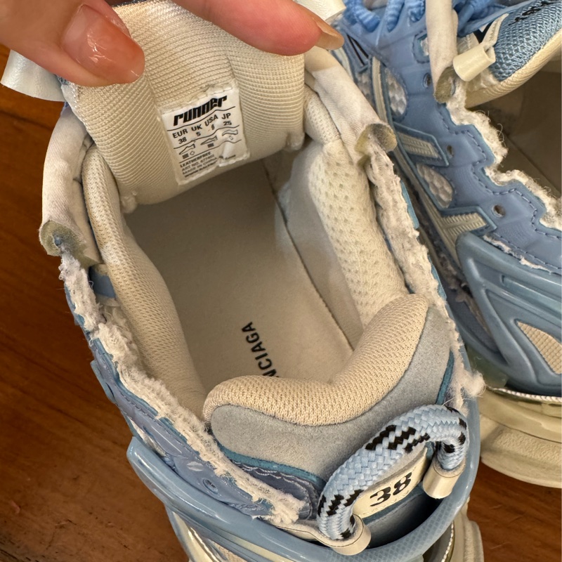 Balenciaga 藍白老爹鞋38號-14