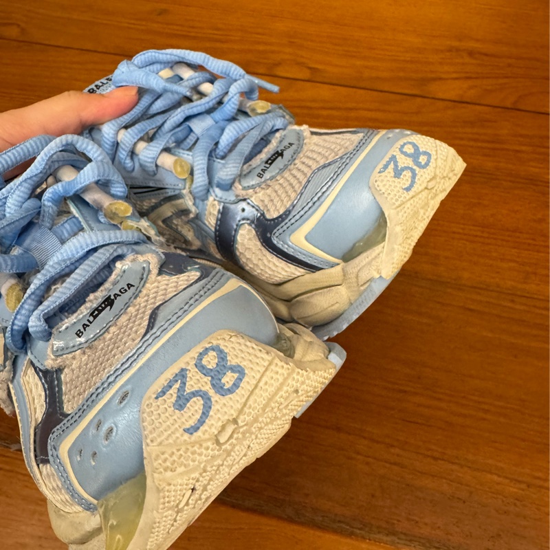 Balenciaga 藍白老爹鞋38號-15