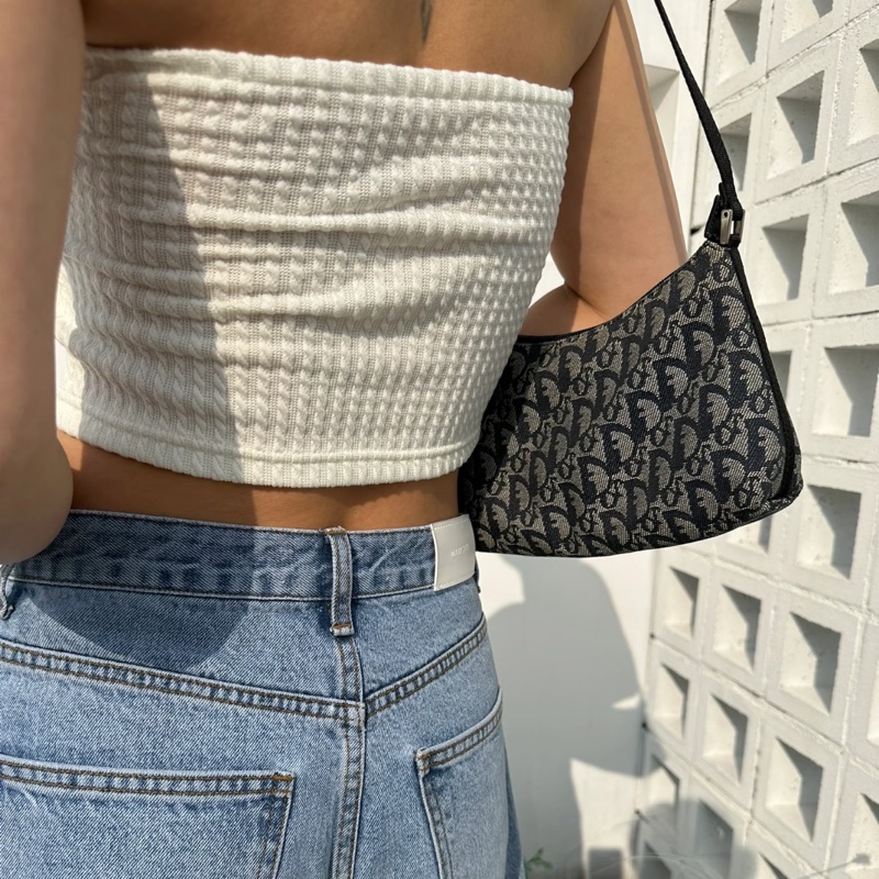 【95新 ✨ 全網最低價!】Dior/迪奥 老花腋下包 95新(下單前先詢問庫存❗️)-1