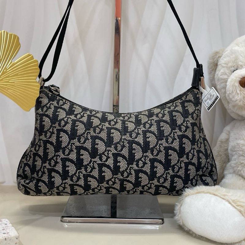 【95新 ✨ 全網最低價!】Dior/迪奥 老花腋下包 95新(下單前先詢問庫存❗️)-4