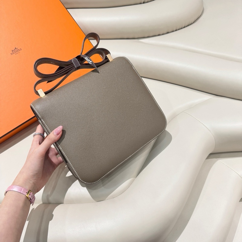 【99新 ✨ 全網最低價!】Hermes/愛馬仕 99新Hermes愛馬仕 大象灰康康24(下單前先詢問庫存❗️)-3