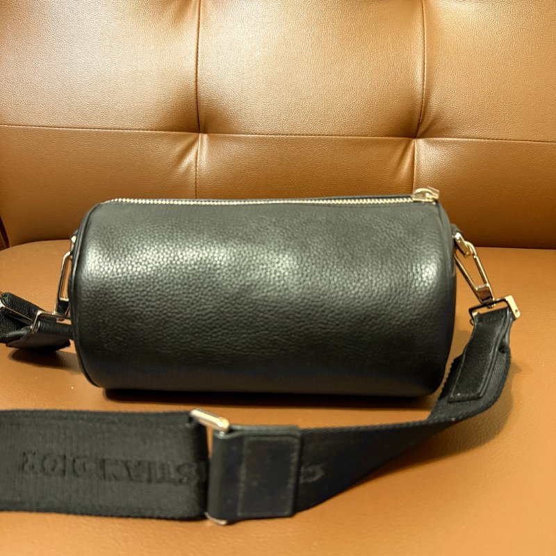 DIOR 迪奧Roller 黑色牛皮圓筒斜背包｜Christian Dior 斜背包 男包 全配｜巴黎專櫃購入｜近新極美品-2