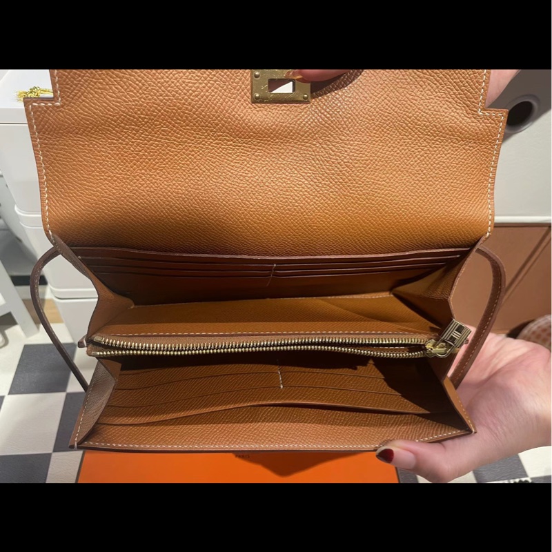 【98新 ✨ 全網最低價!】Hermes/愛馬仕kellylong Epson皮 A刻 kelly to go 配肩帶可單肩背也可以斜挎背(下單前先詢問庫存❗️)-4