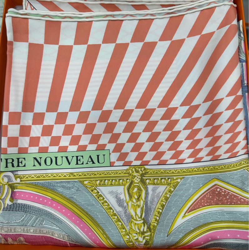 Hermes 愛馬仕 新型大劇院老虎方巾90*90-1