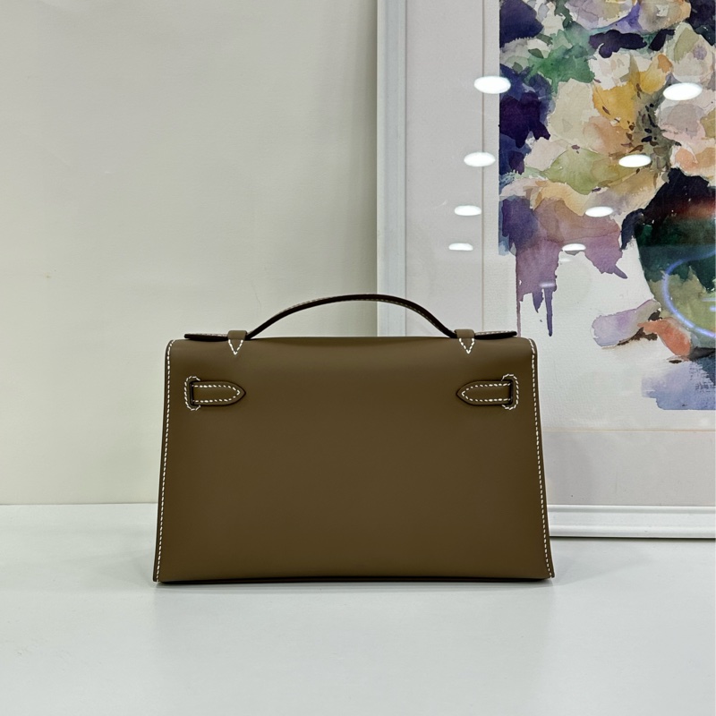 Hermes 愛馬仕 mini kelly 一代 大象灰 金扣 swift皮 G刻-2