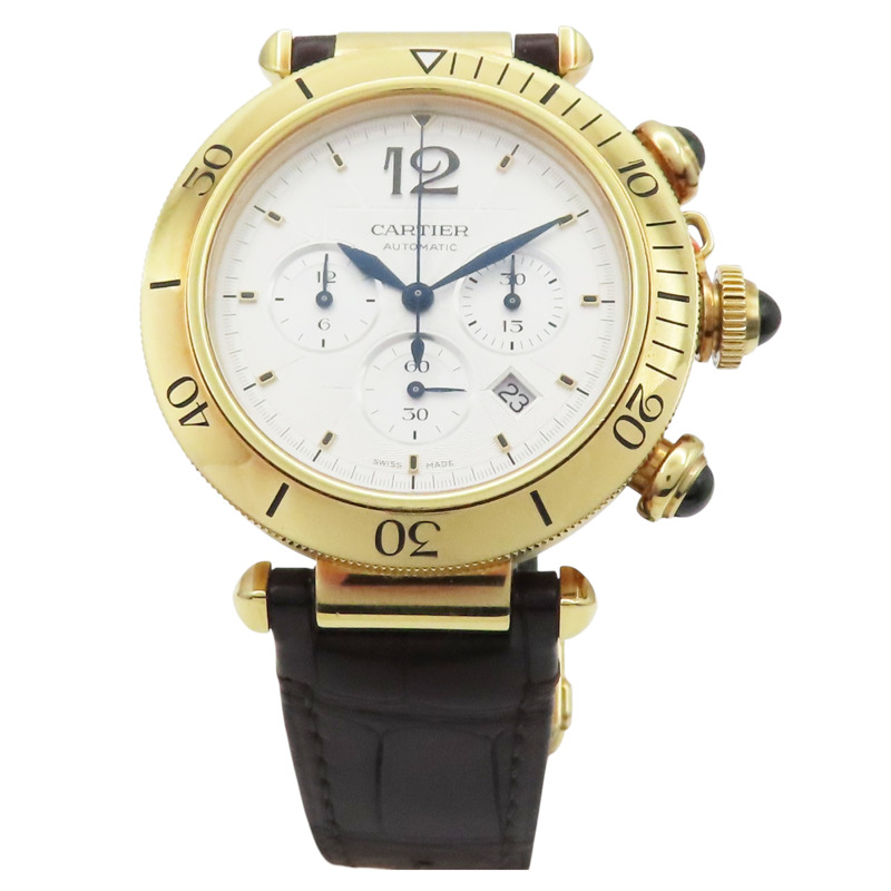 18K黃金 Pasha de Cartier 41mm 腕錶【Cartier 卡地亞】 WGPA0017-1