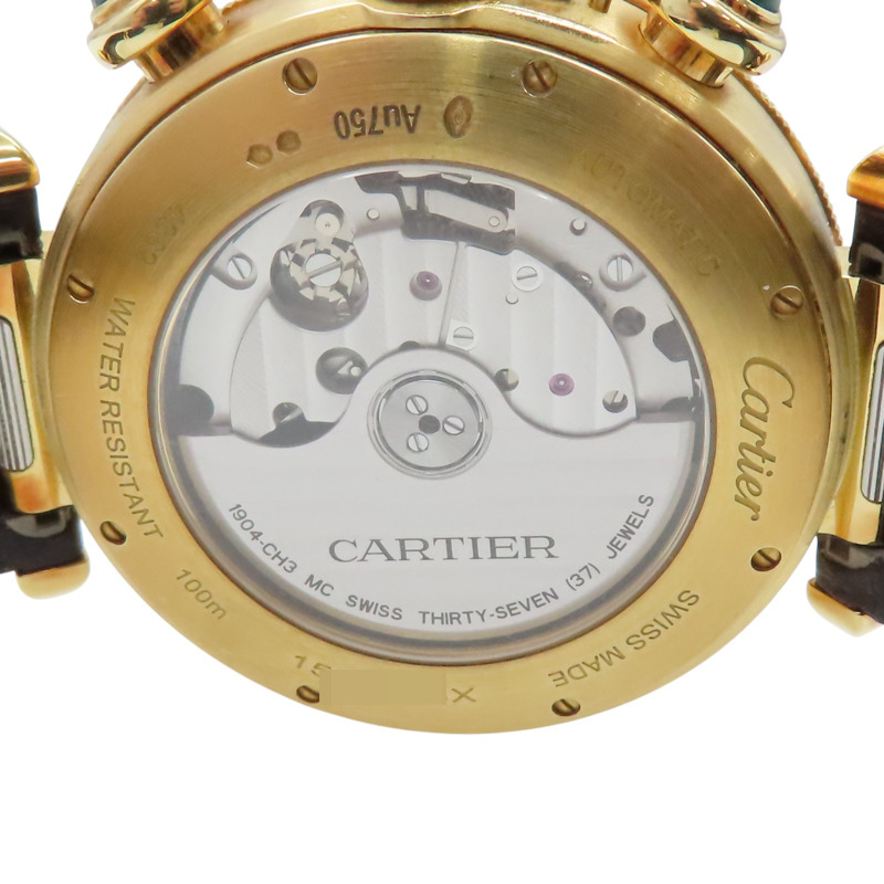 18K黃金 Pasha de Cartier 41mm 腕錶【Cartier 卡地亞】 WGPA0017-7