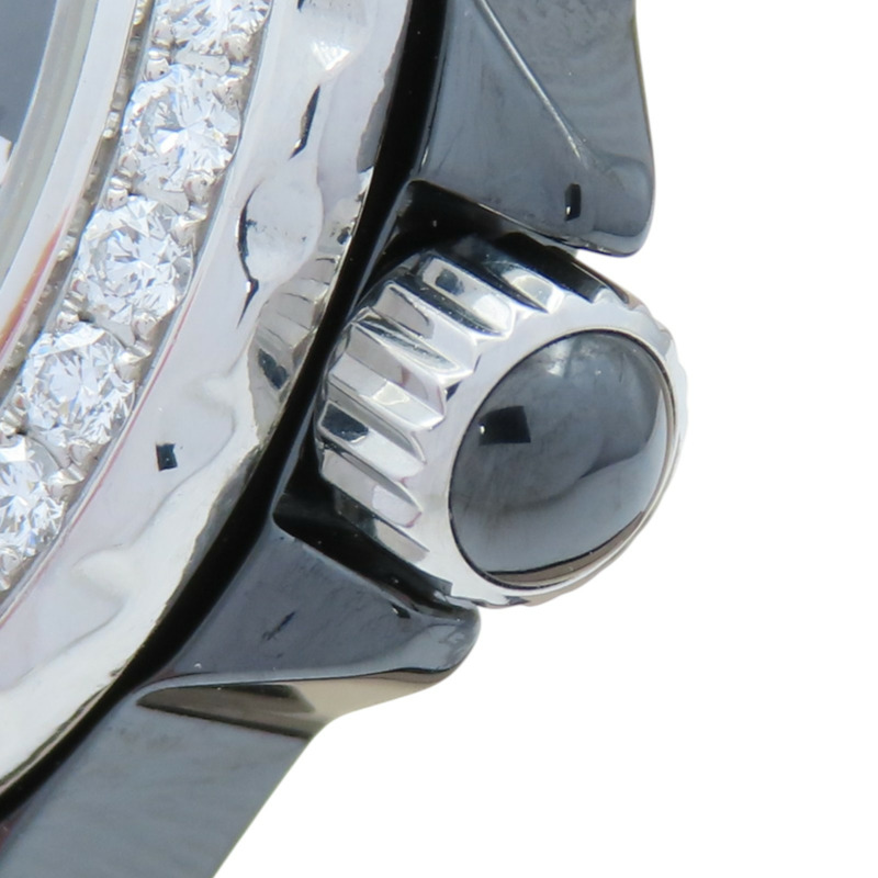 黑色漆面錶盤 陶瓷 不鏽鋼 鑽石 J12 腕錶【CHANEL 香奈兒】 H2571-7