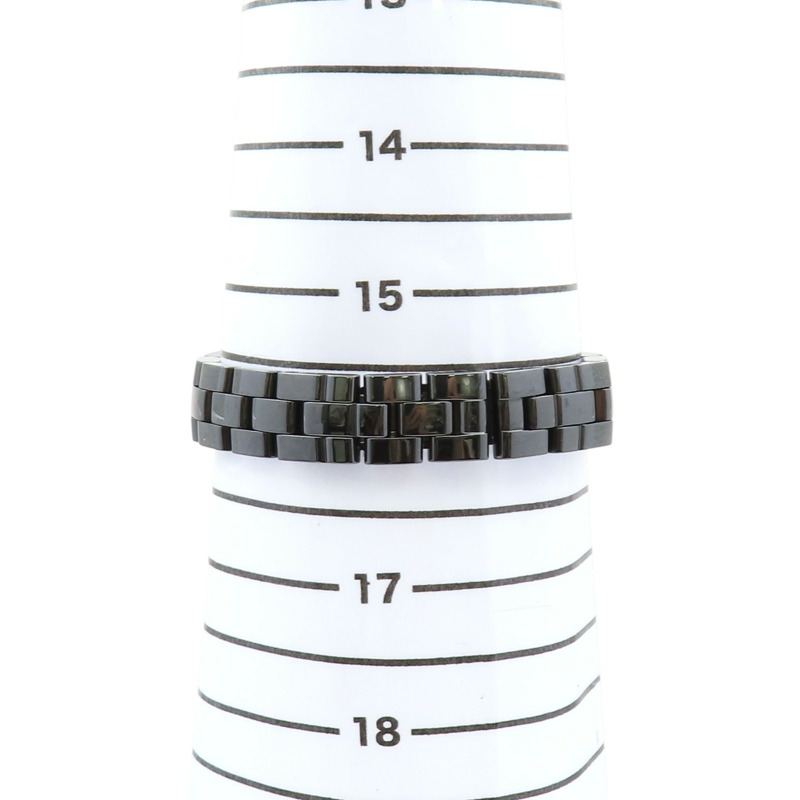 黑色漆面錶盤 陶瓷 不鏽鋼 鑽石 J12 腕錶【CHANEL 香奈兒】 H2571-11