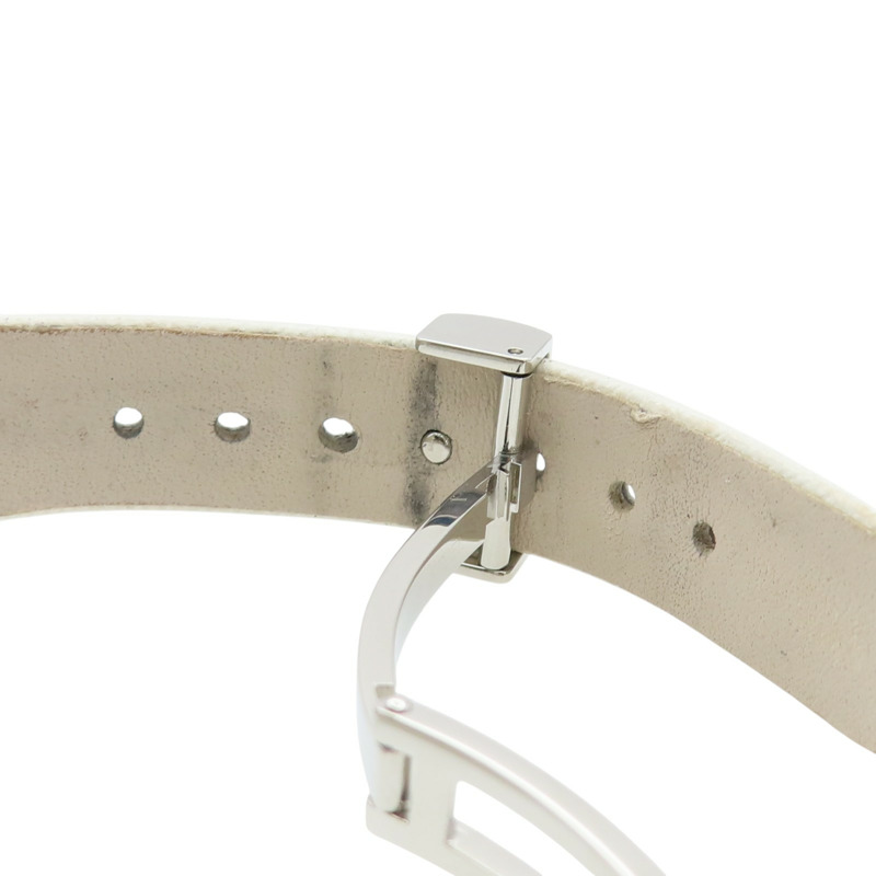 貝殼粉色母貝 錶盤 白色牛皮 錶帶 鑽石 B.ZERO1 腕錶【BVLGARI 寶格麗】 BZ30S-10